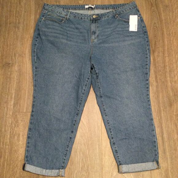 JustFab ankle Mom jeans wash 24W - Picture 1 of 4